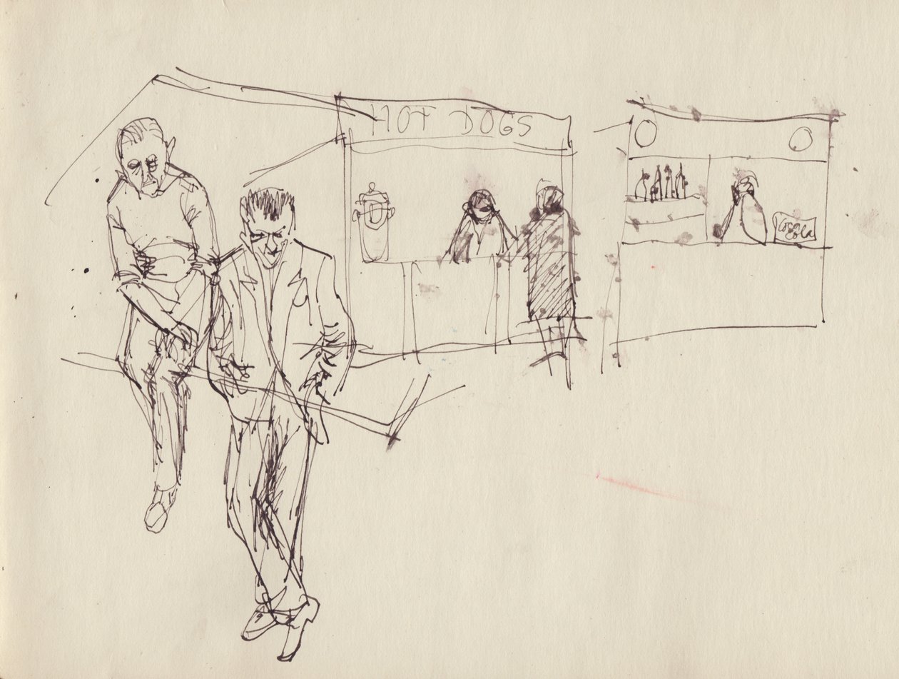 Jonge Mannen op een Kermis door Shirley Markham
