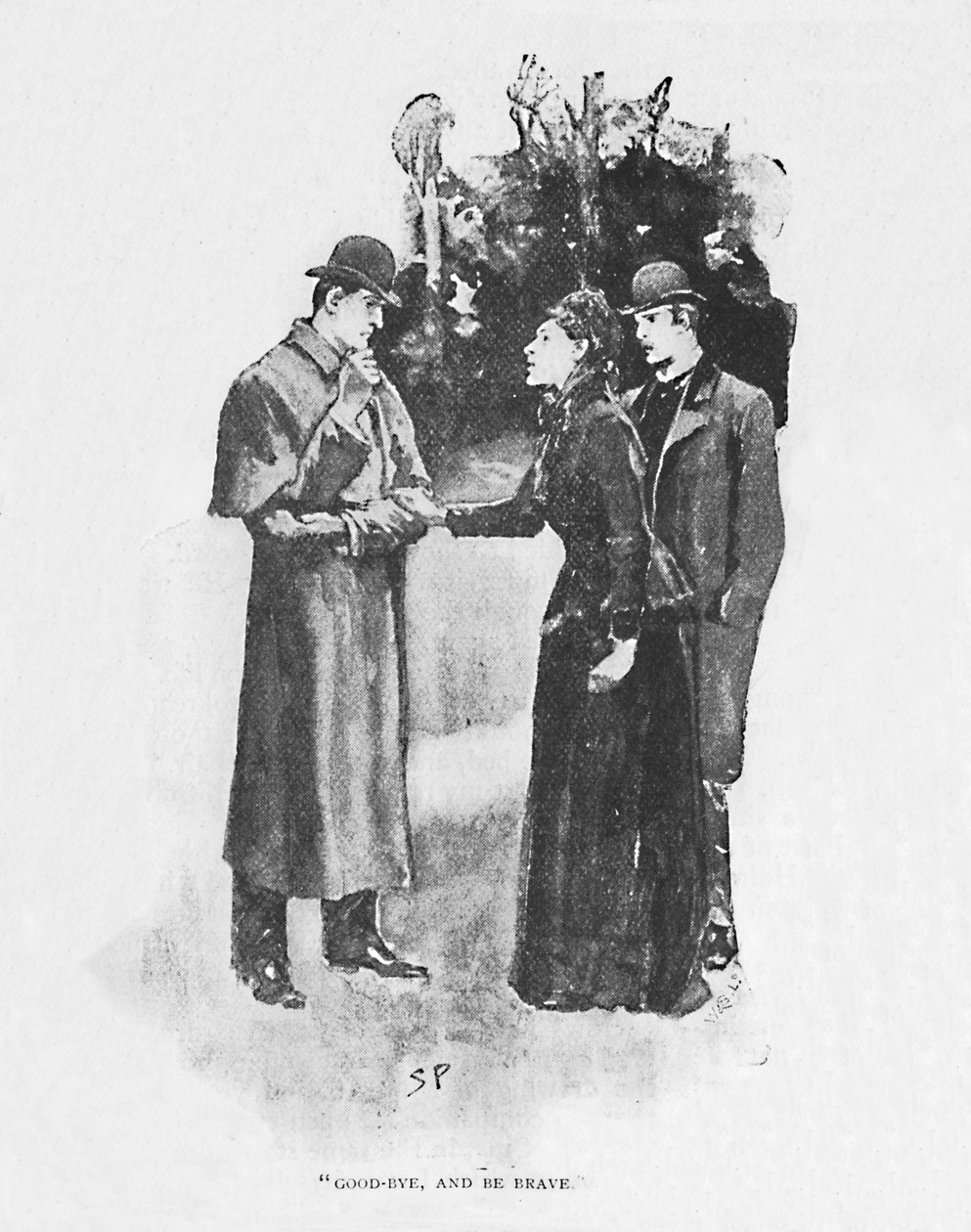 Vaarwel, en wees dapper, 1892 door Sidney Paget