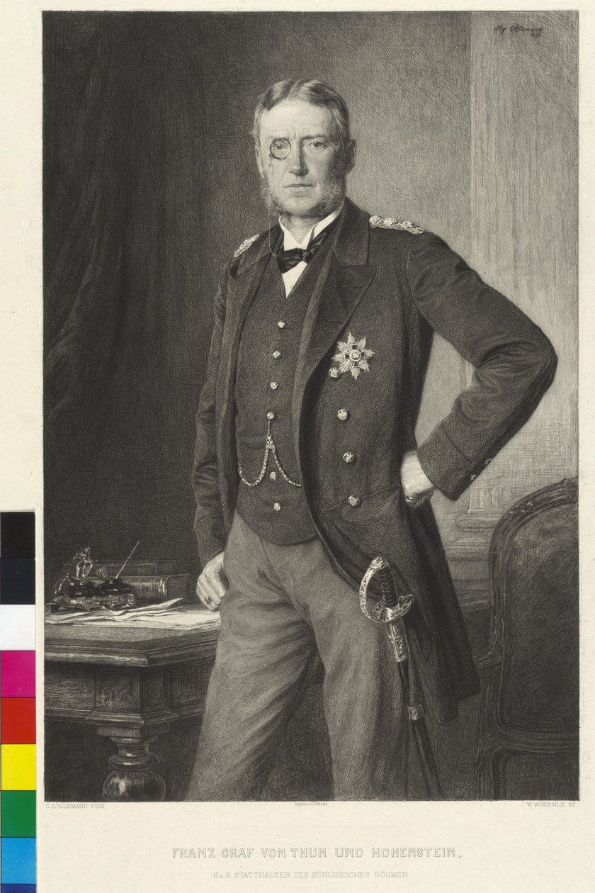 Franz von Thun und Hohenstein door Siegmund L