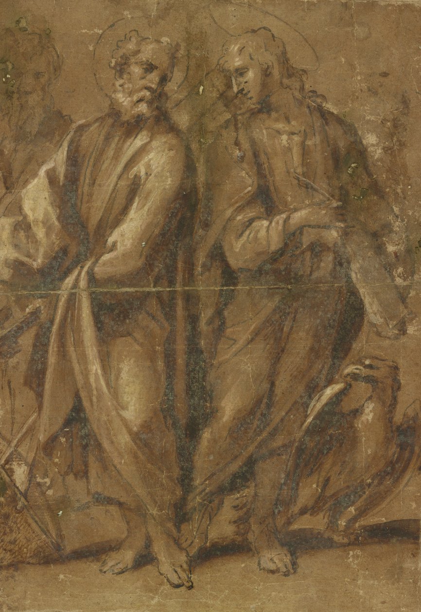 Heiligen Petrus en Johannes door Sigismondo Caula