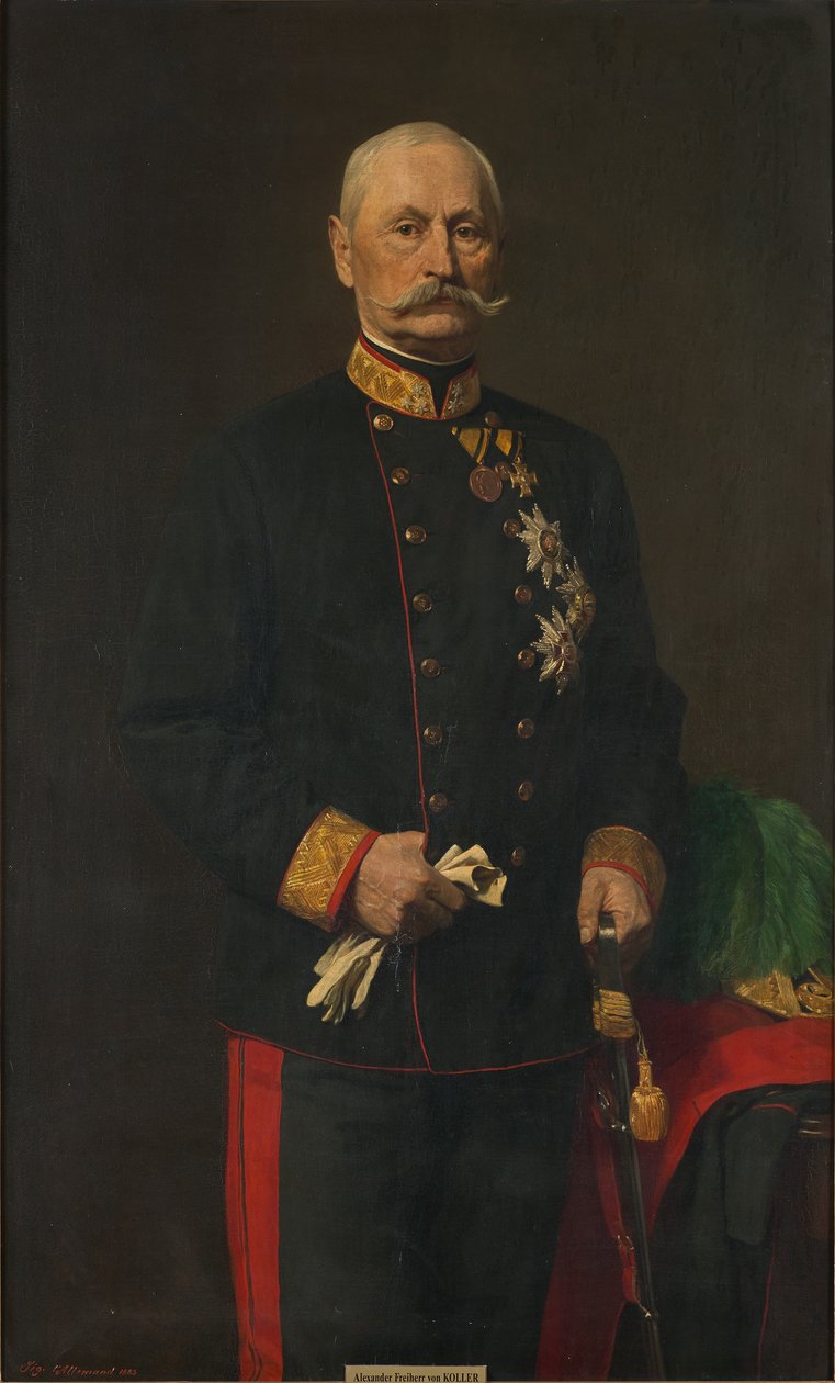 Generaal der cavalerie Alexander Freiherr von Koller door Sigmund L