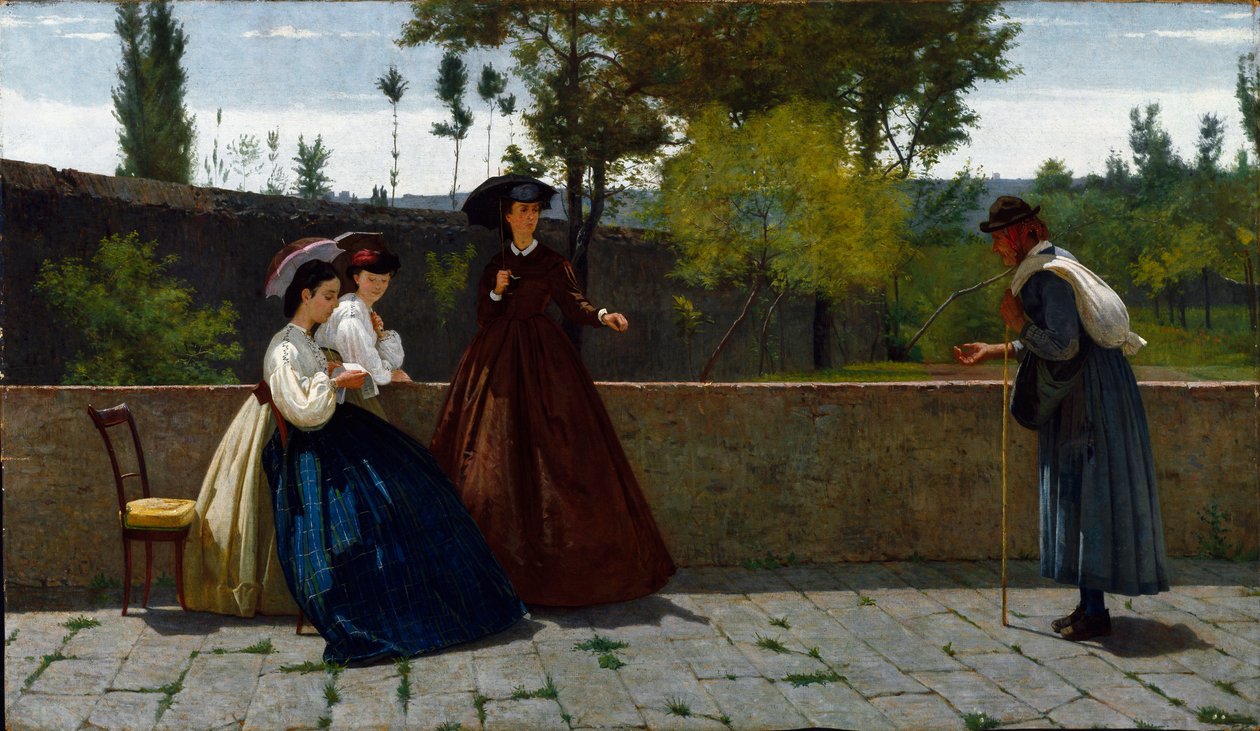 Liefdadigheid door Silvestro Lega