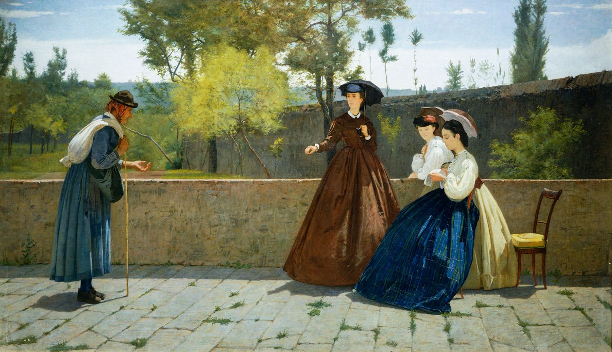 Liefdadigheid door Silvestro Lega