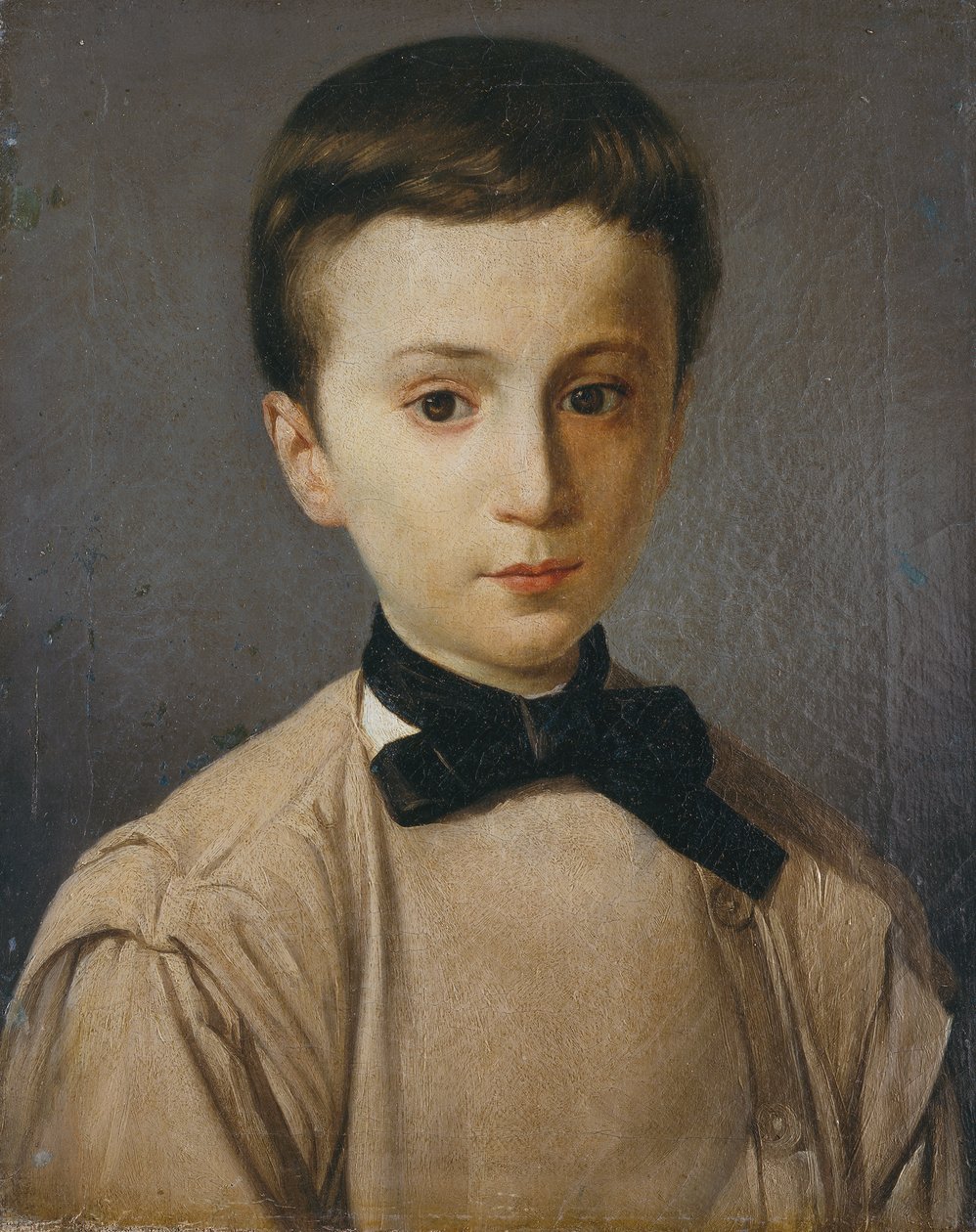 Portret van Ettore Lega door Silvestro Lega