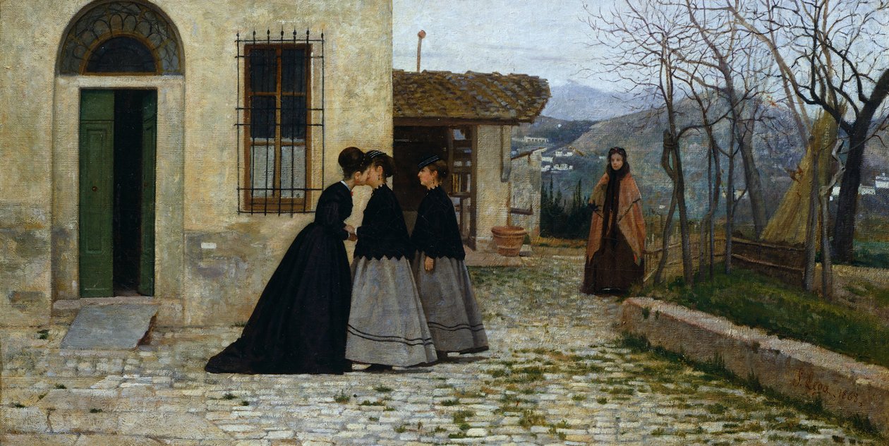 Het Bezoek door Silvestro Lega