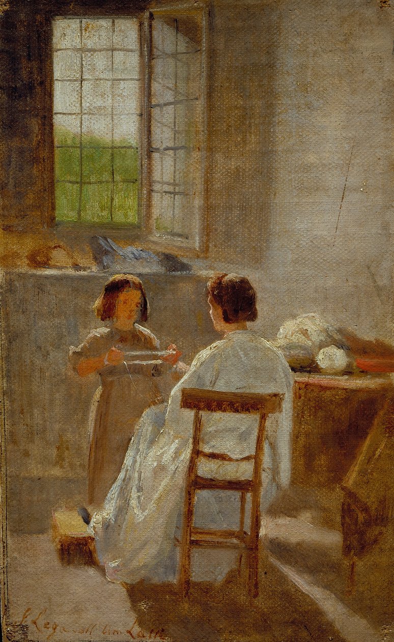 Werkonderwijs, c.1863 door Silvestro Lega