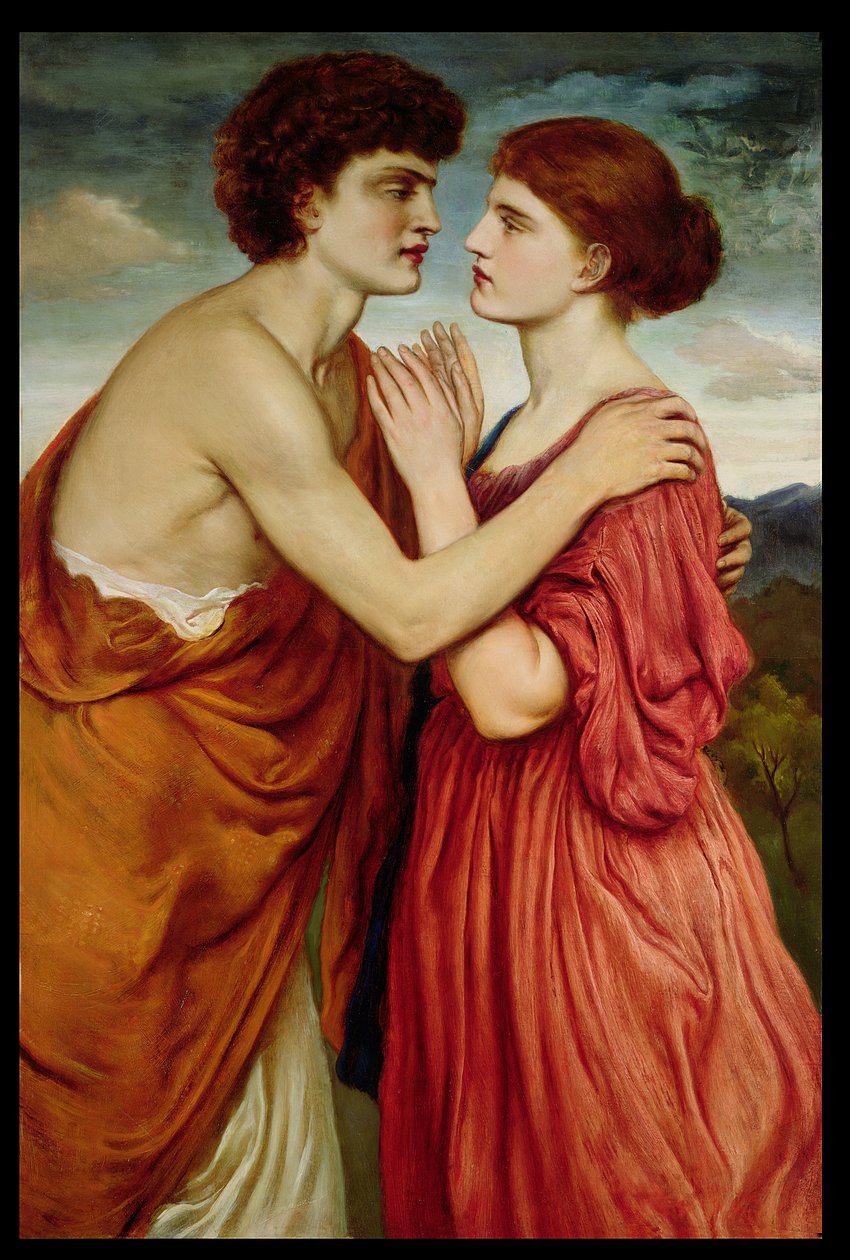 Isaac en Rebecca door Simeon Solomon