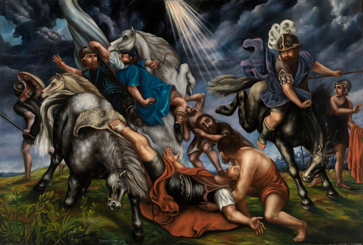 De bekering van Saul door Simeon Griswold