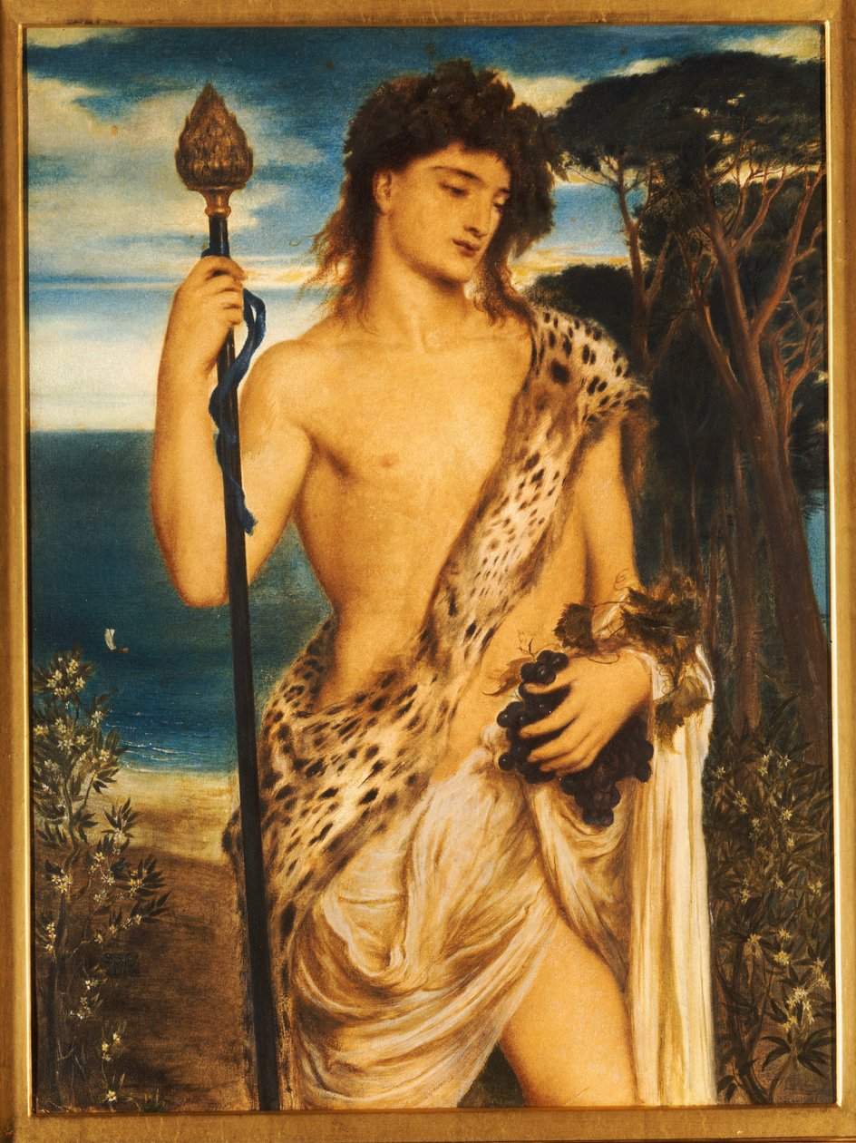 Bacchus, 1867 door Simeon Solomon