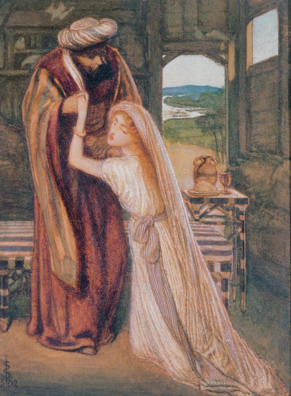 Ruth en Boaz door Simeon Solomon