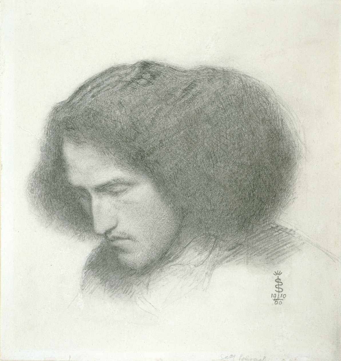 Zelfportret door Simeon Solomon