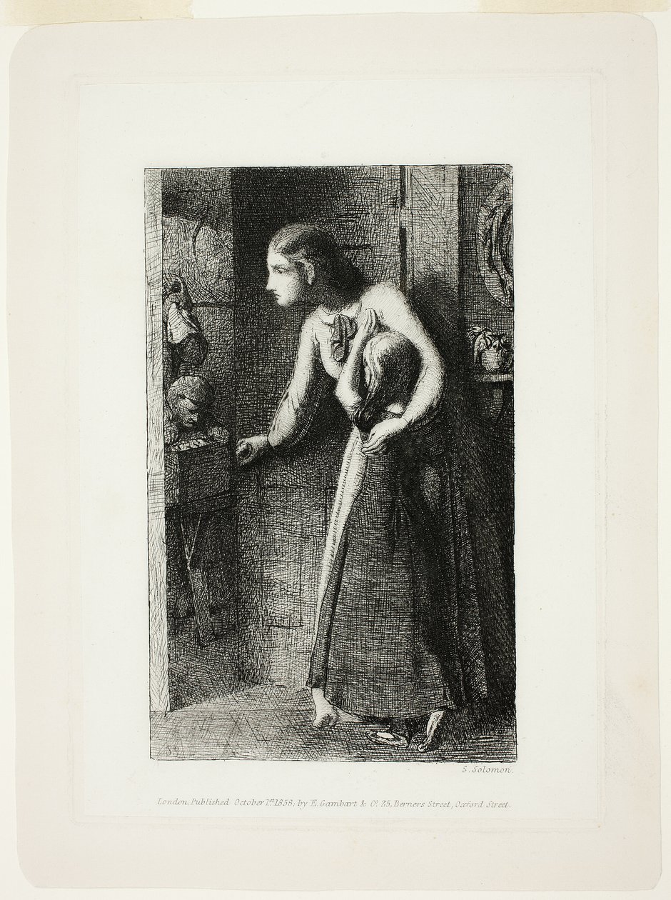Het spookhuis door Simeon Solomon