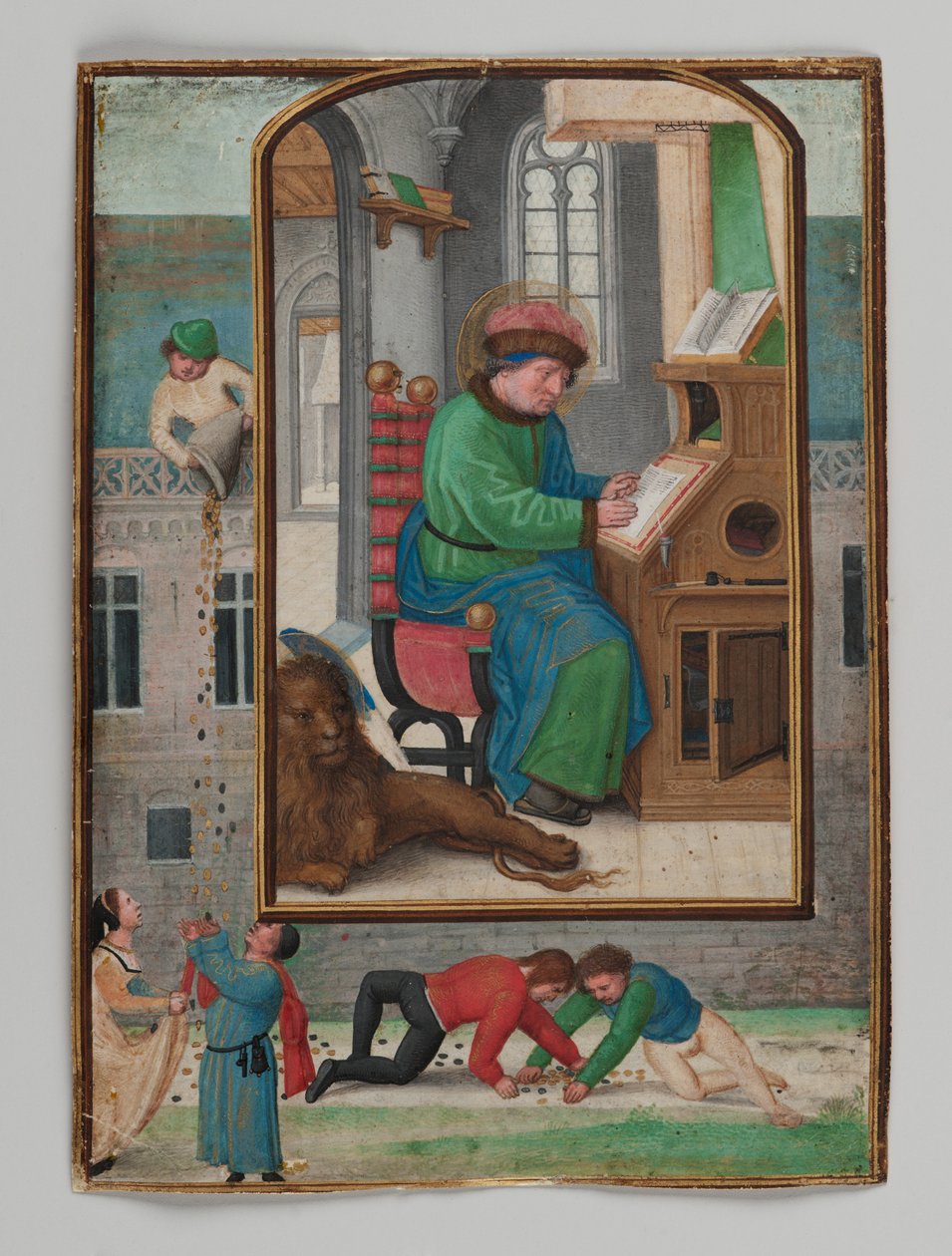 St. Marcus schrijft, 1521 door Simon Bening
