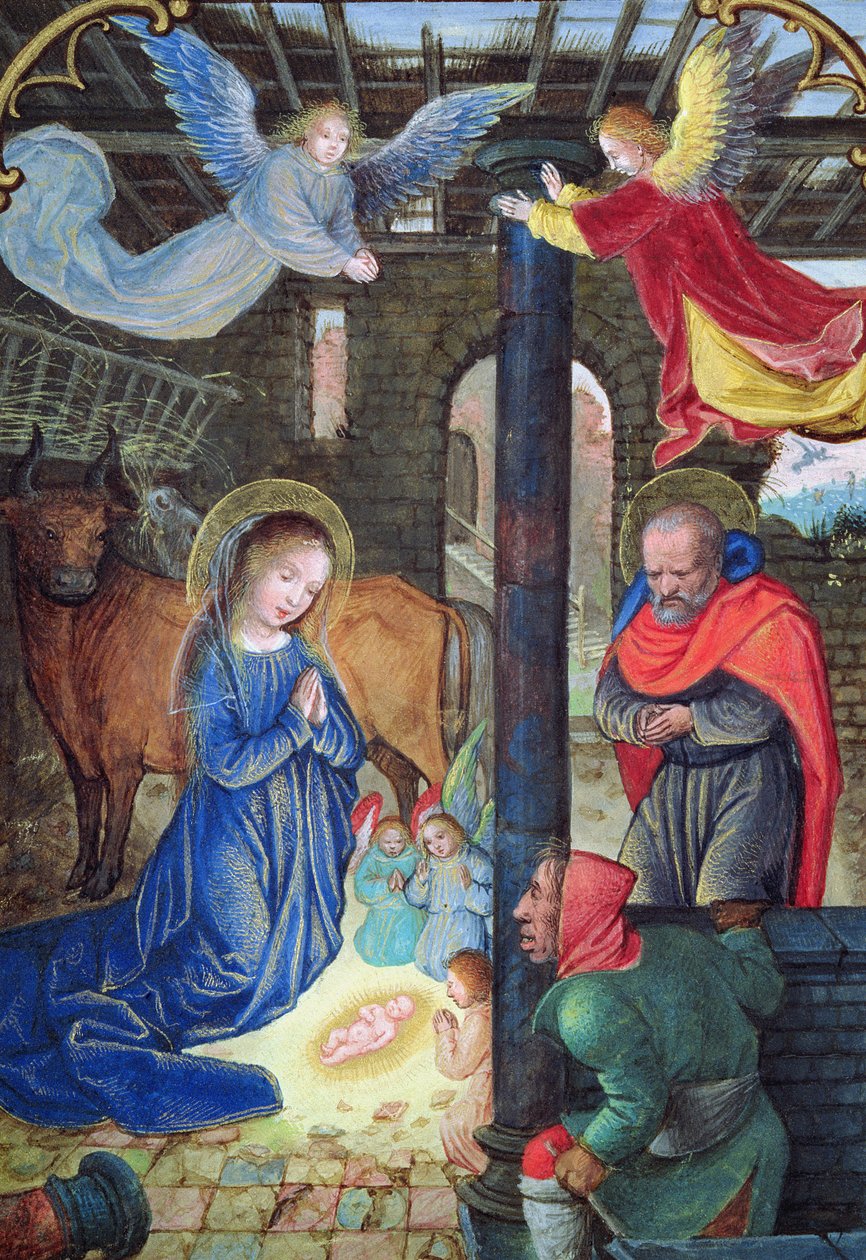 De Geboorte, ca. 1530 door Simon Bening