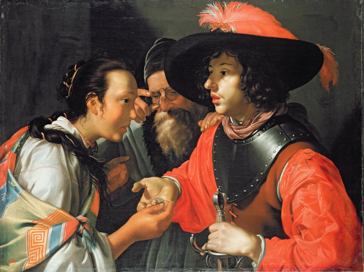 De waarzegster door Simon Peter Tilmann
