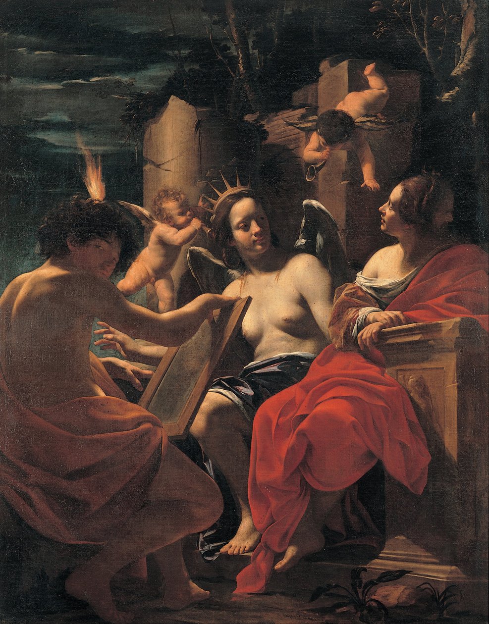 Allegorie door Simon Vouet