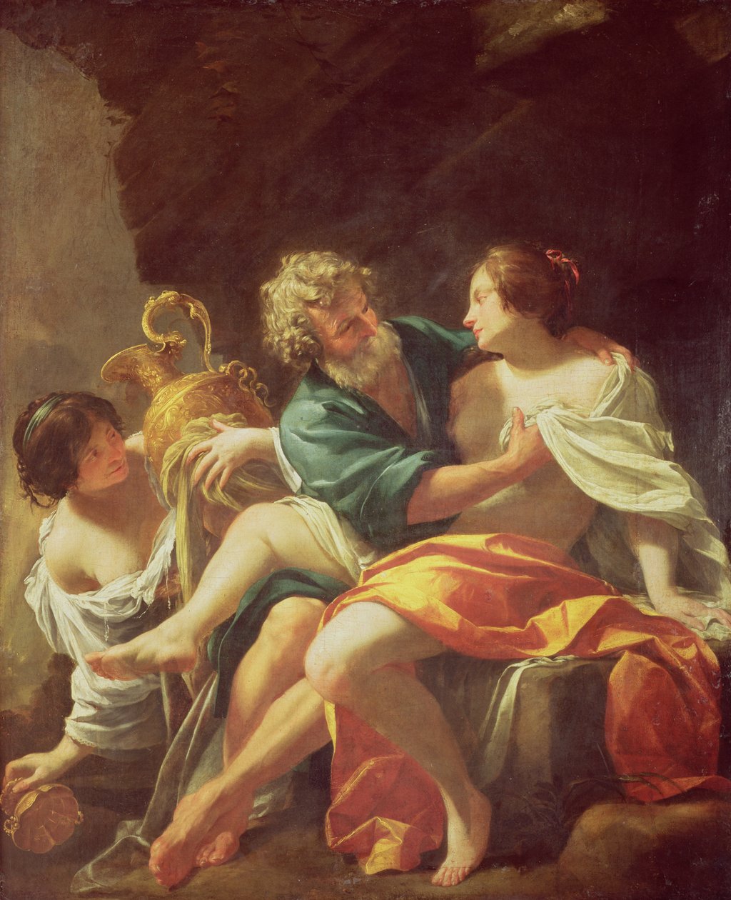 Lot en zijn dochters, ca. 1630 door Simon Vouet
