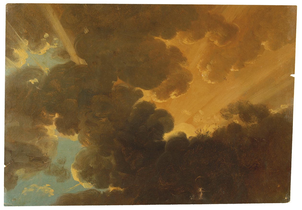 Studie voor een Zonsondergang door Simon Alexandre Clément Denis