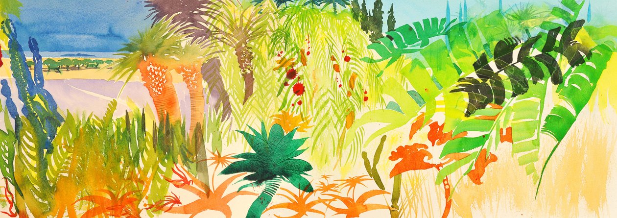 Tropical, 2016 (media op waterbasis) door Simon Fletcher