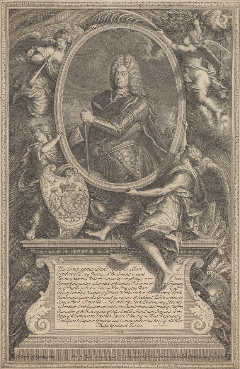 Sir James Butler, 2e Hertog van Ormonde door Simon Gribelin