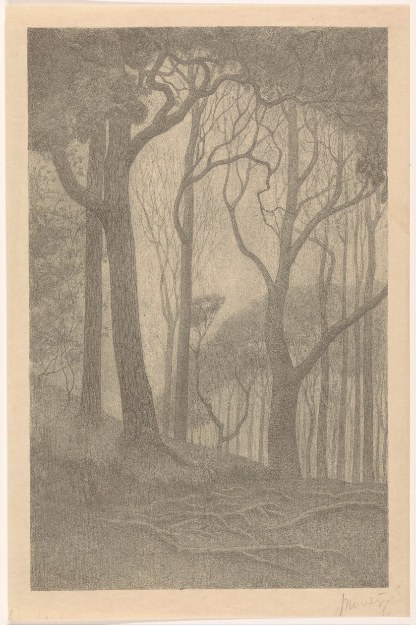 Bomen door Simon Moulijn (signed by artist)