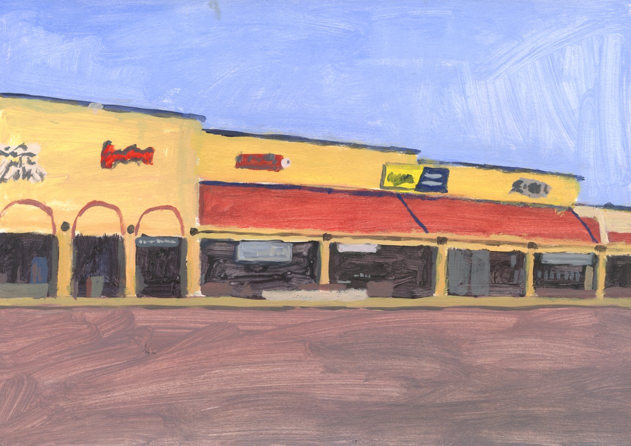 Strip mall 7, 2023 door Simon Neville