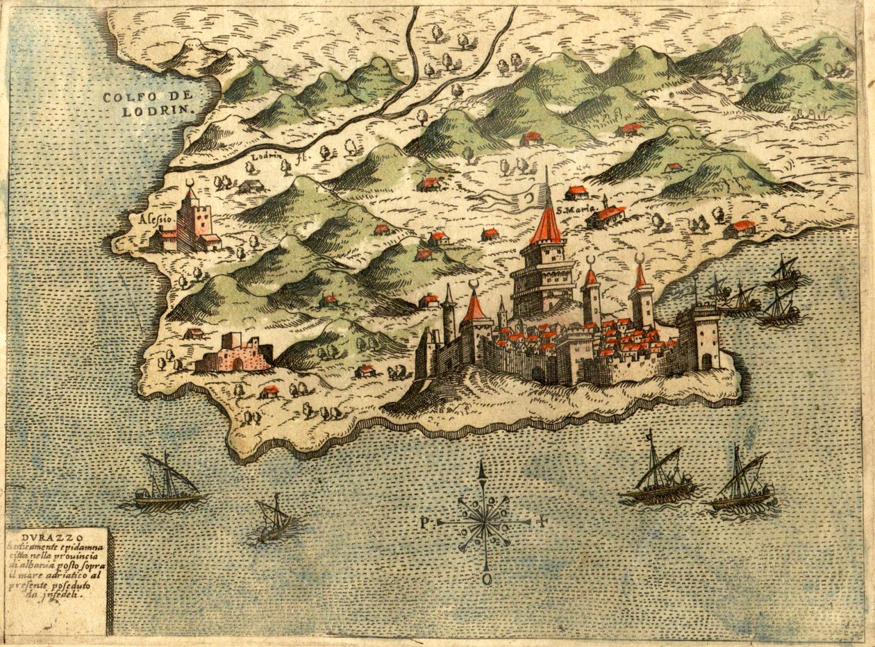 Durrës Pinargenti 1573 door Simon Pinargenti