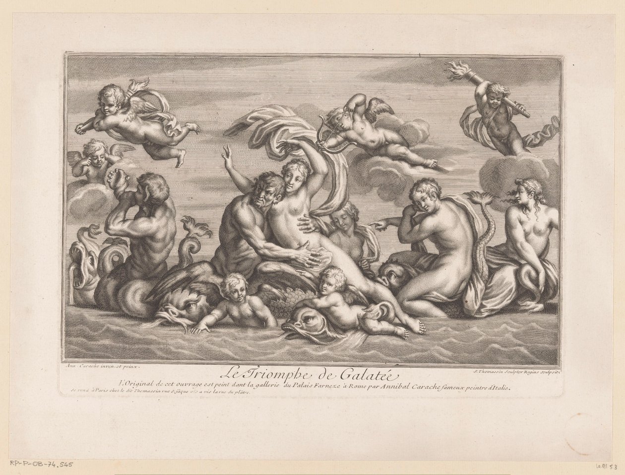 Triomf van Galatea door Simon Thomassin