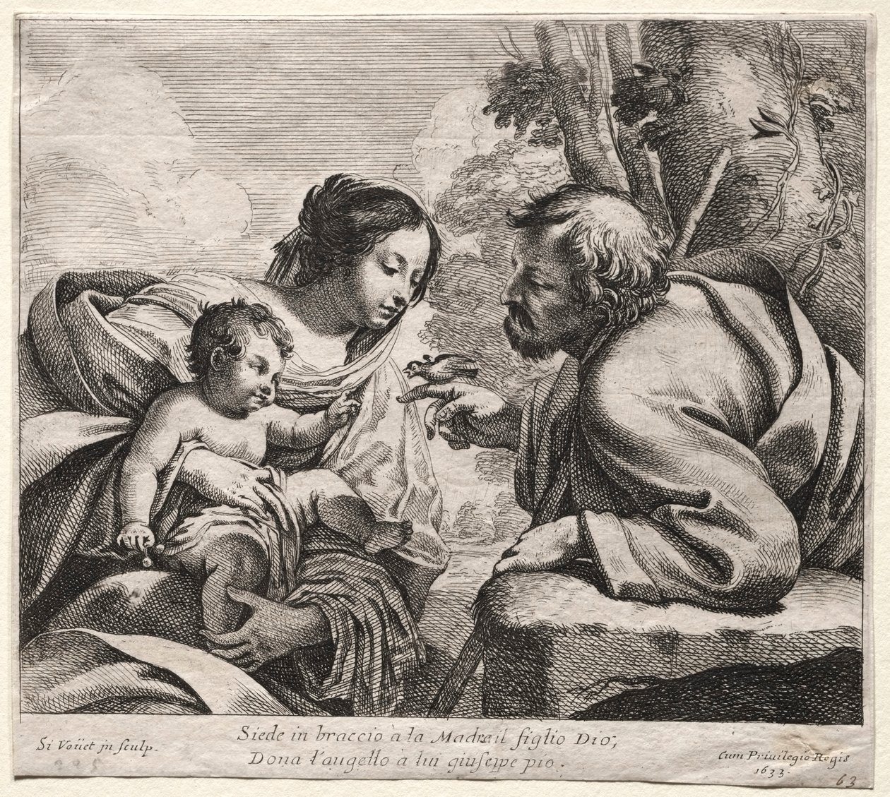 Heilige Familie door Simon Vouet