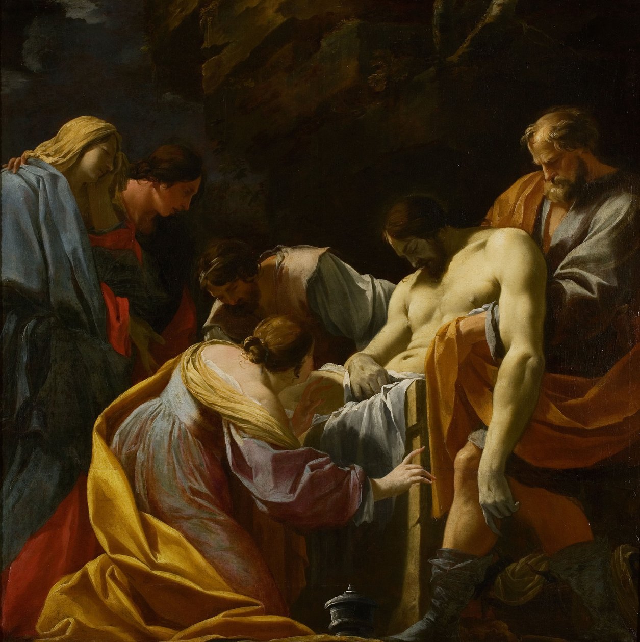 De Graflegging door Simon Vouet