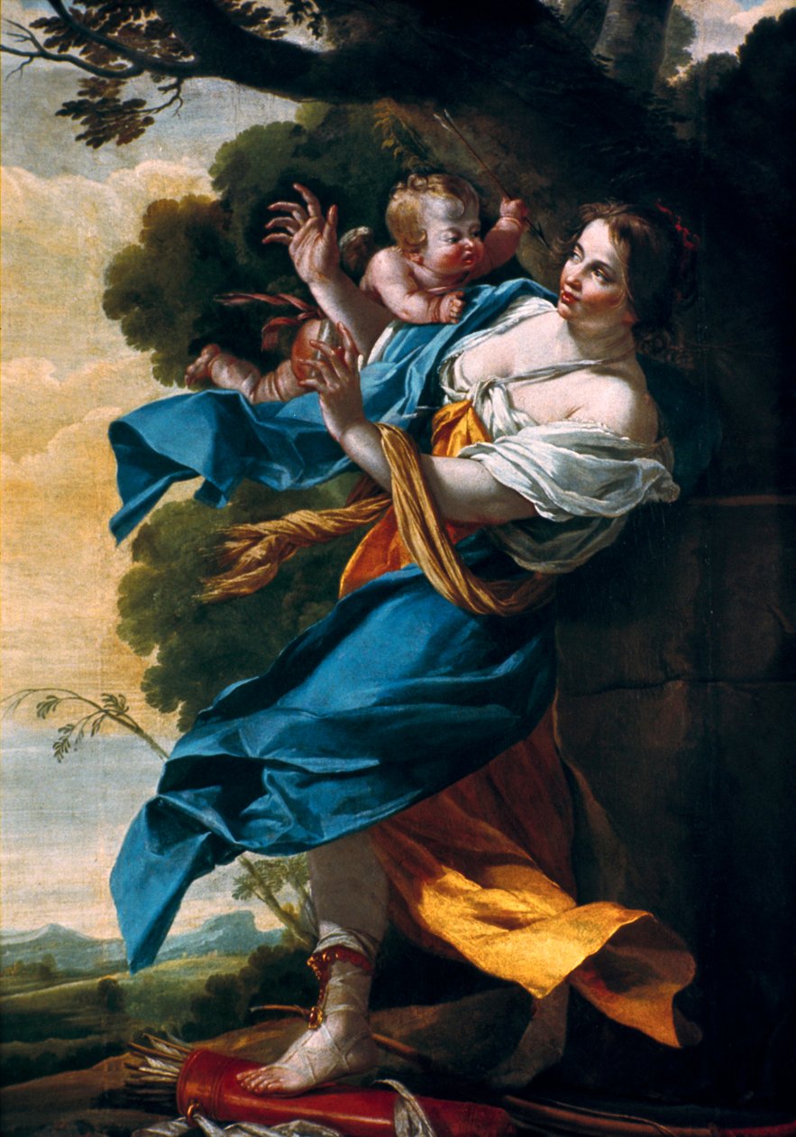 De Liefde die Gewroken wordt, 17e eeuw door Simon Vouet