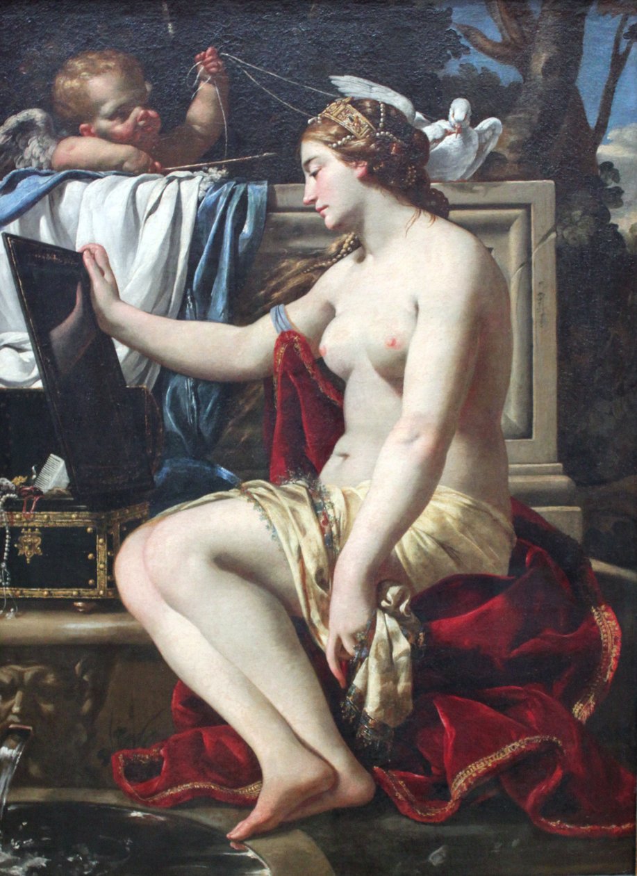 Het toilet van Venus door Simon Vouet