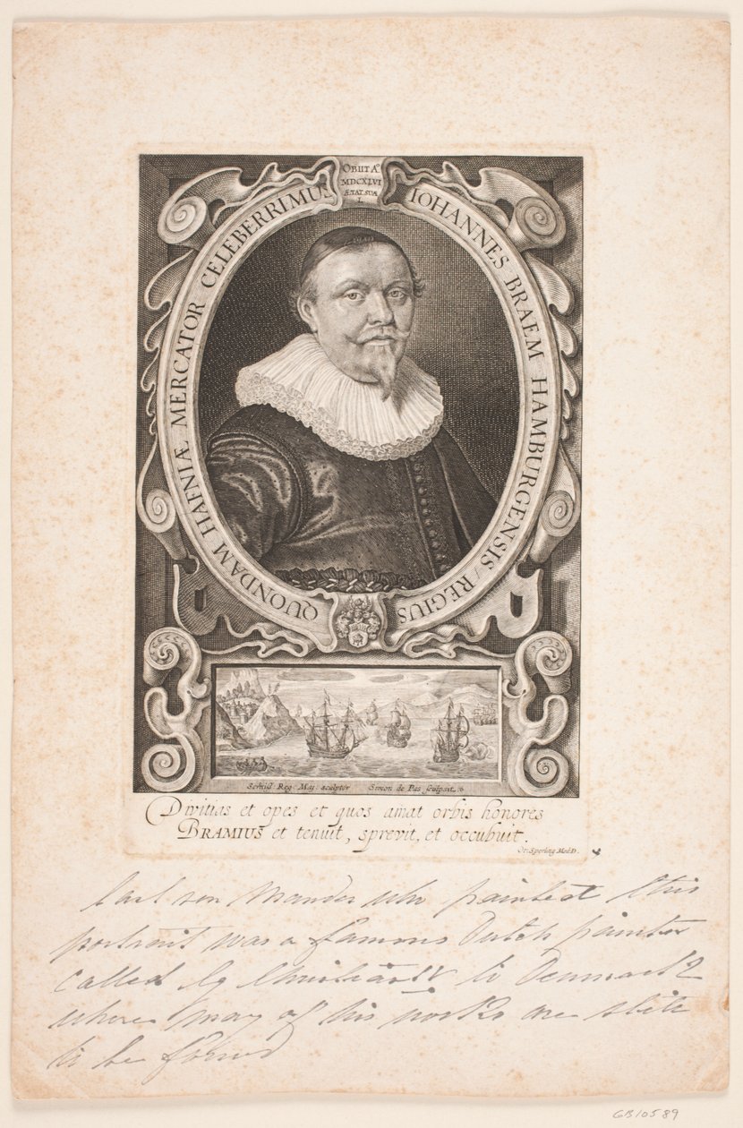 De koopman Johan Braem door Simon de Pas