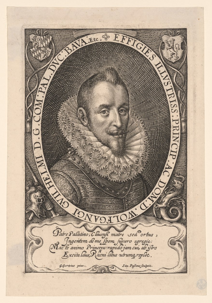 Wolfgang Willem, graaf Palts door Simon van de Passe