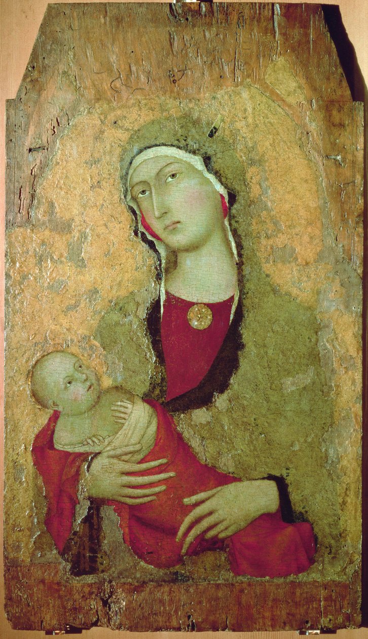 Madonna en Kind door Simone Martini