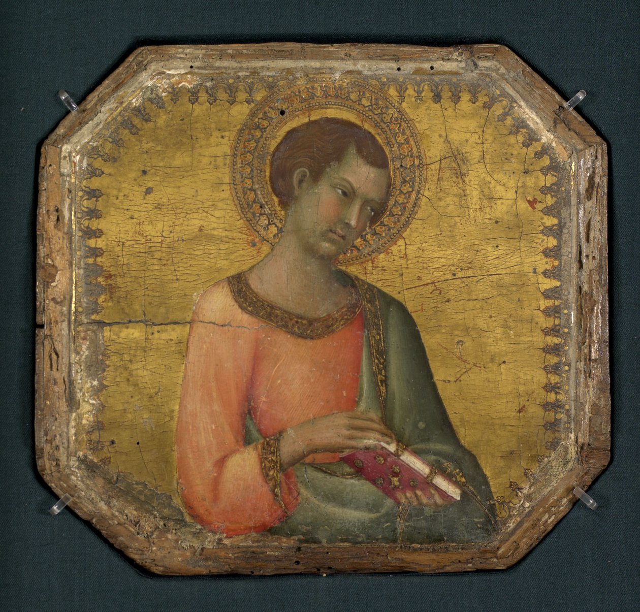 Een heilige met een boek door Simone Martini