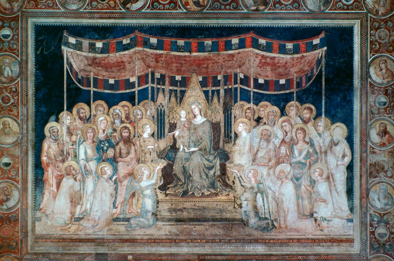 Maesta door Simone Martini