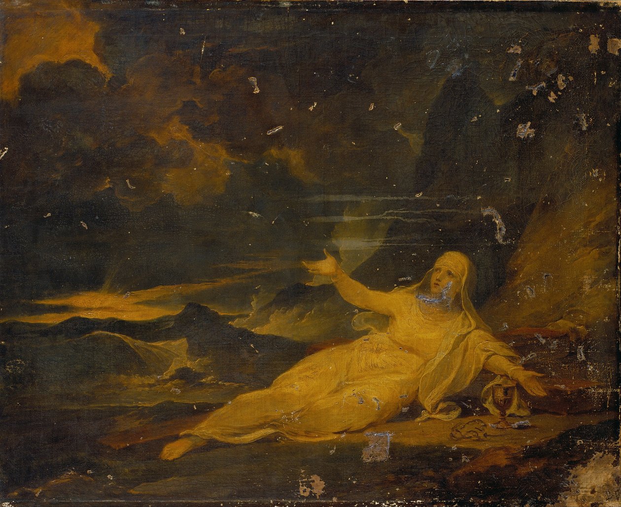 Religie in de woestijn door Sir Peter Francis Bourgeois