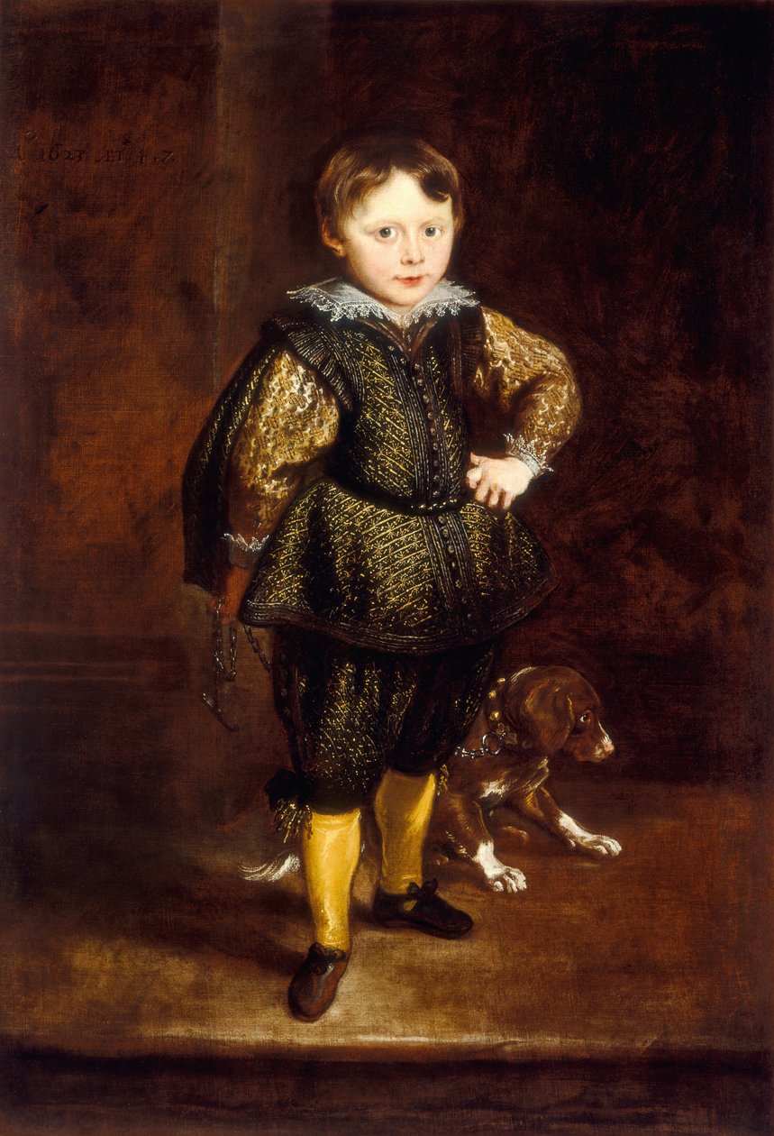 Filippo Cattaneo door Sir Anthony van Dyck