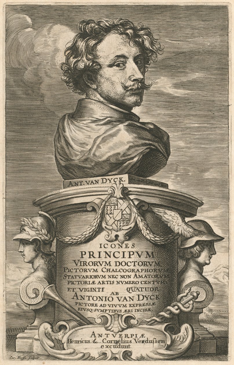 Zelfportret door Sir Anthony van Dyck and Jacobus Neeffs