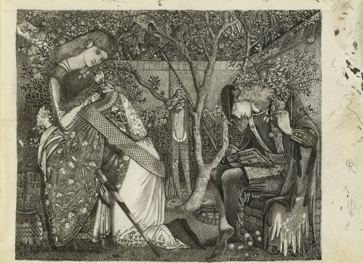 Het afscheid van de ridder door Sir Edward Coley Burne Jones
