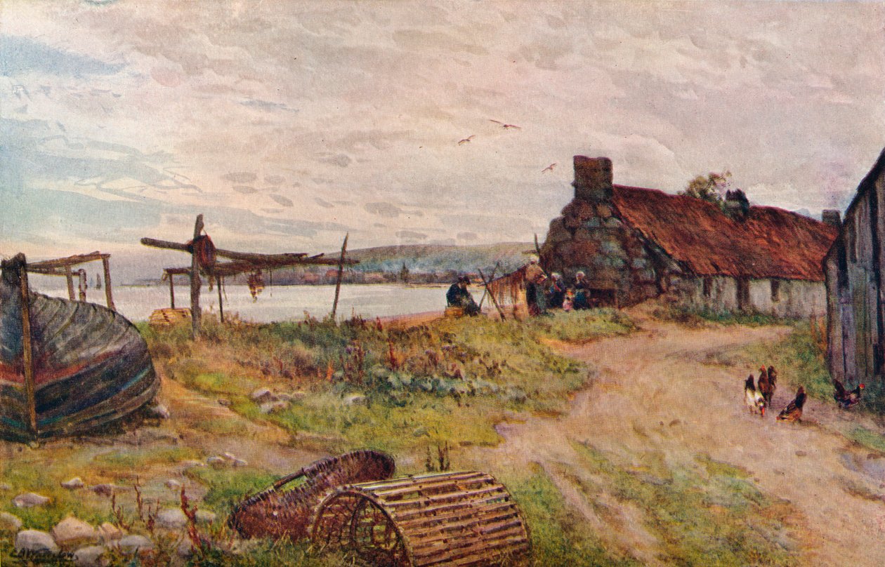 Stonehaven, c1911 door Sir Ernest Albert Waterlow