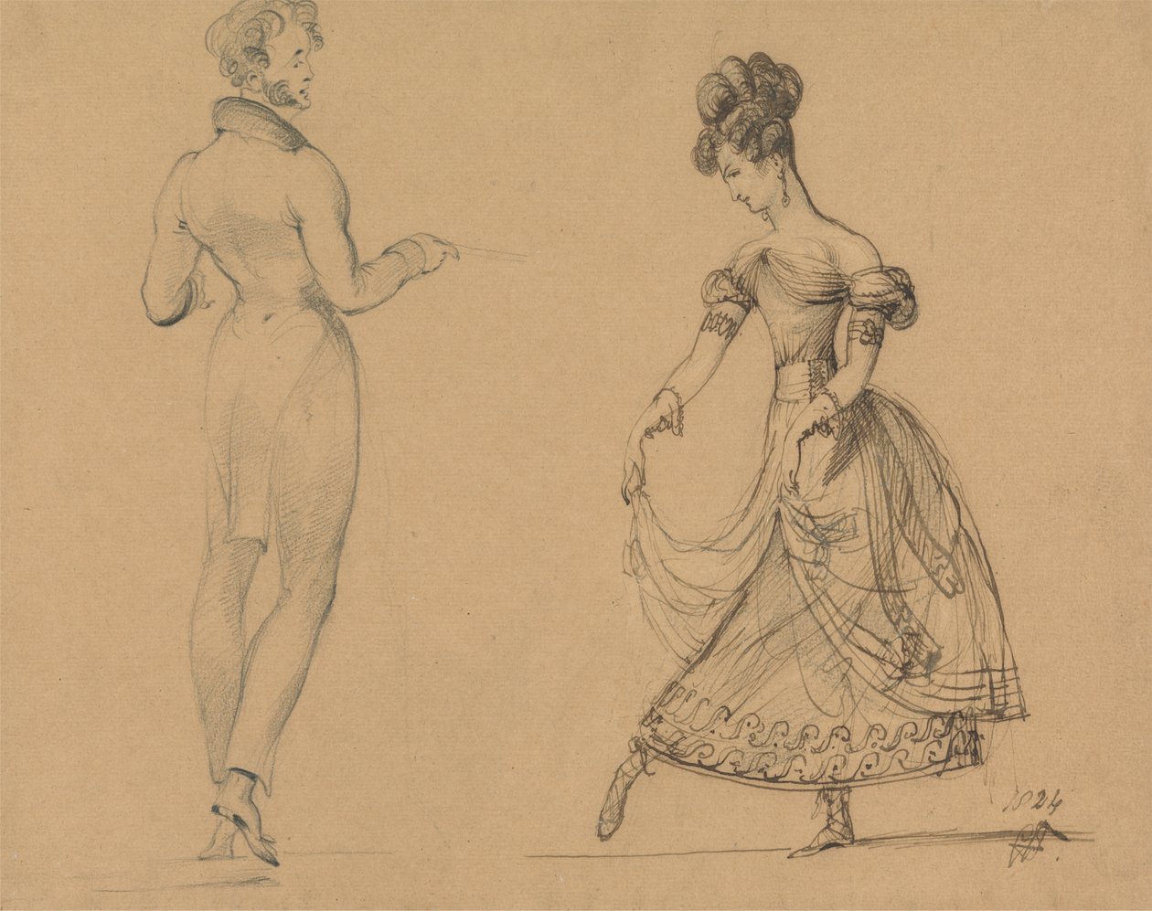 Een menuet door Sir George Hayter