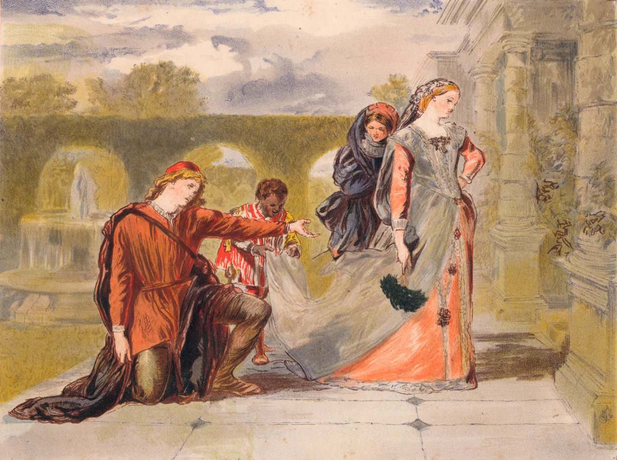 Kom weg dood ca. 1875 door Sir John Gilbert