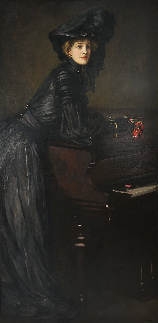 Polymnia door Sir John Lavery
