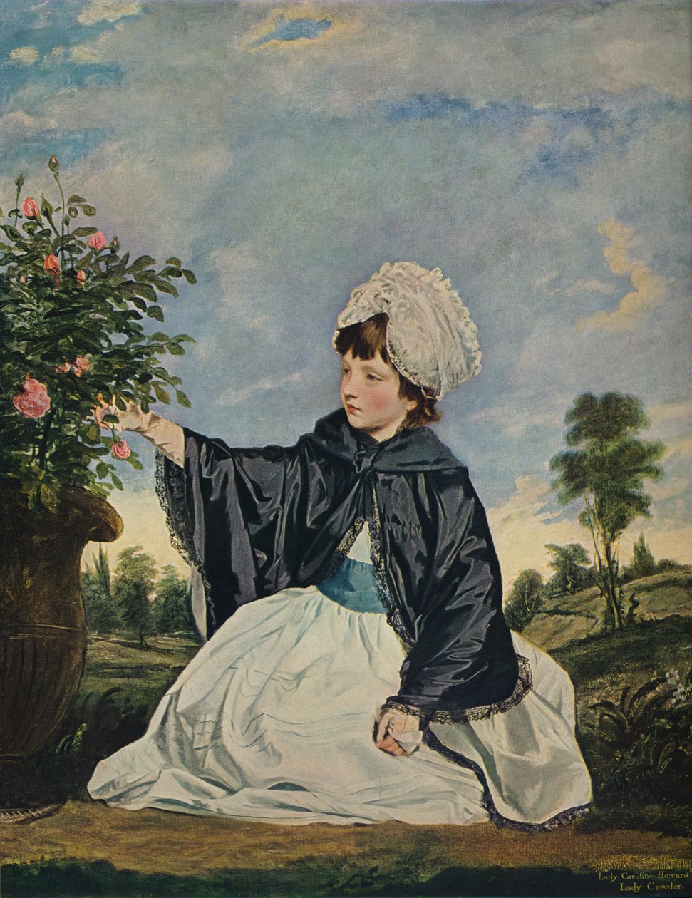 Lady Caroline Howard, 1778 door Joshua Reynolds