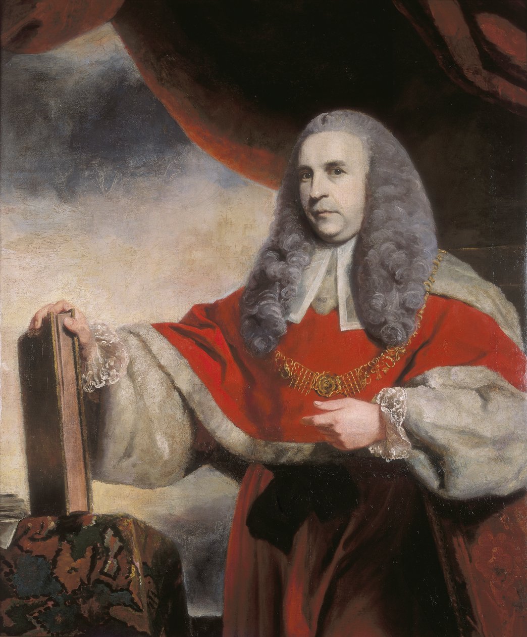Sir Charles Pratt, 1764 door Sir Joshua Reynolds