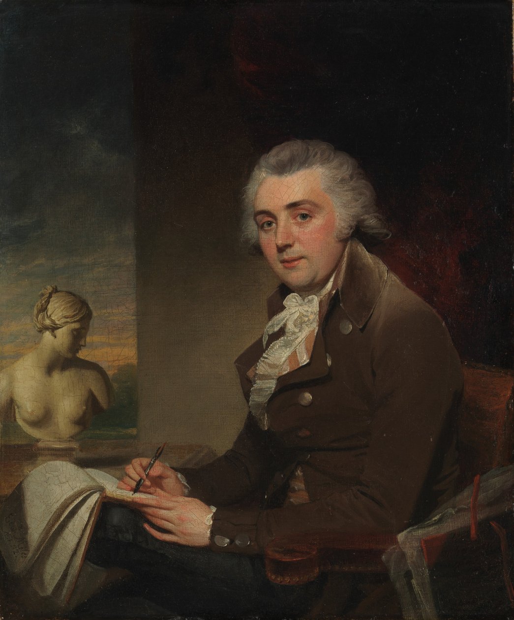 Edward Miles 1752-1828 door Sir William Beechey