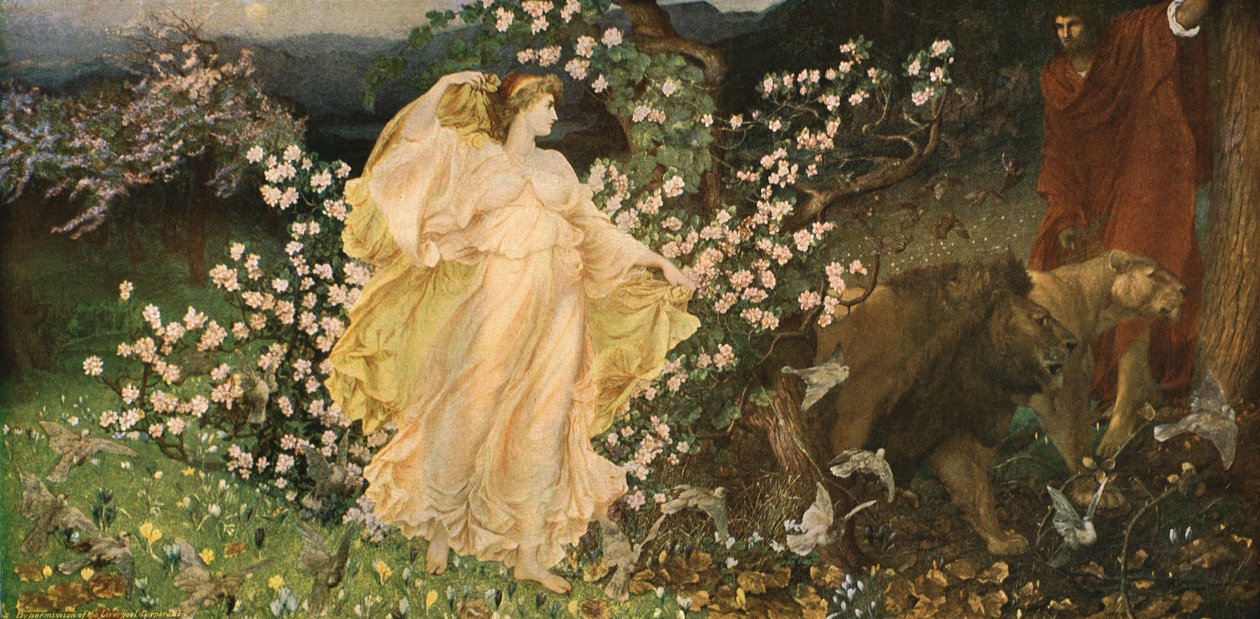 Venus en Anchises door Sir William Blake Richmond