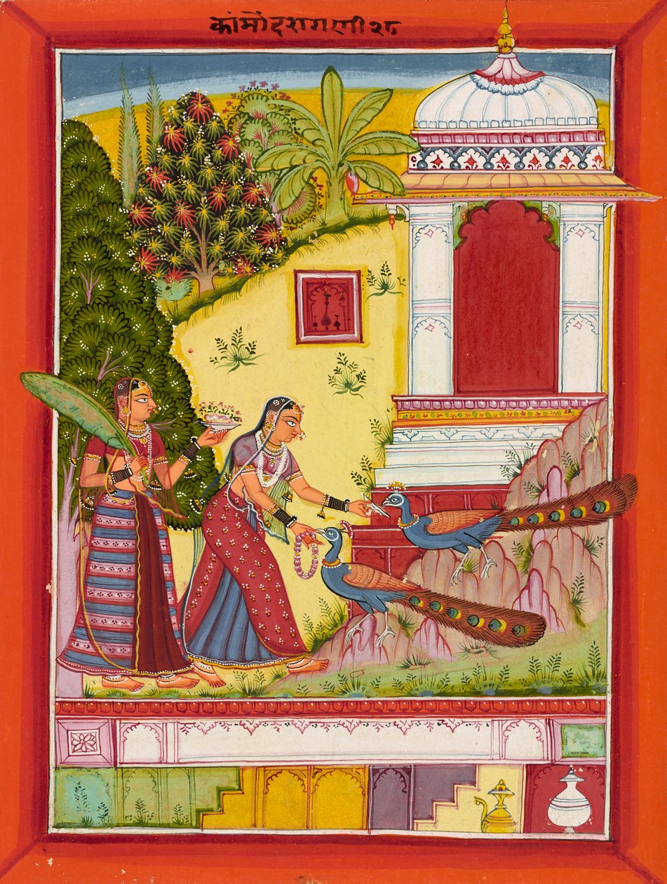 Kamod Ragini, ca. 1670-1690 door Sirohi Master